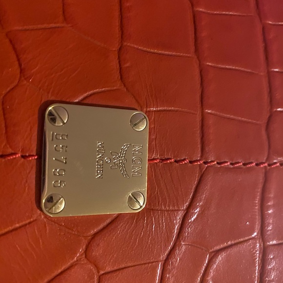 MCM clutch/shoulder Studded Bag - Picture 12 of 12